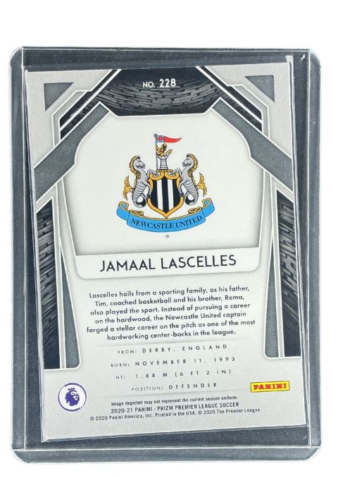 2020 Panini Prizm Premier League Jamaal Lascelles #228
 Back