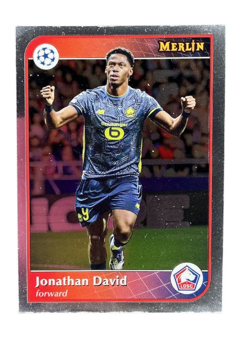 2024-25 Topps Merlin UCC Jonathan David #125 Front