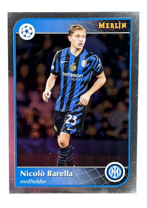 2024-25 Topps Merlin UCC Nicolo Barella #18 Front