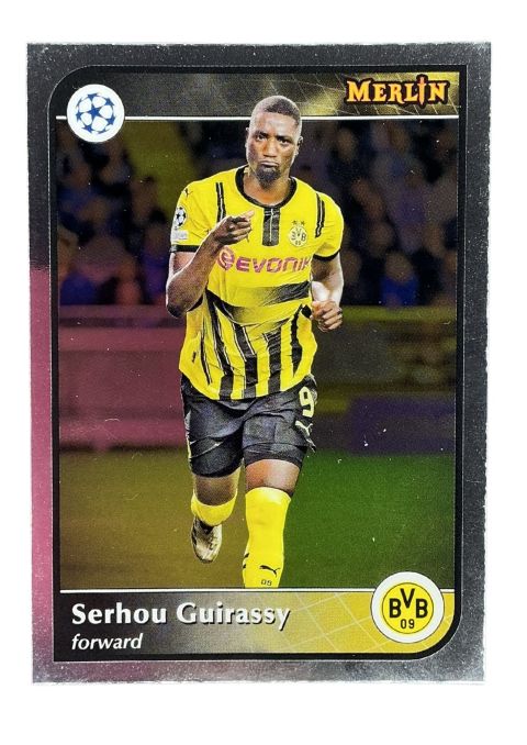 2024-25 Topps Merlin UCC Serhou Guirassy #183 Front