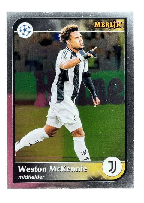 2024-25 Topps Merlin UCC Weston Mckennie #175 Front