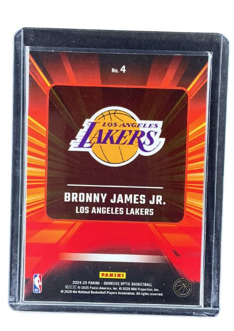 2024 Panini Donruss Optic Bronny James Express #4
 Back