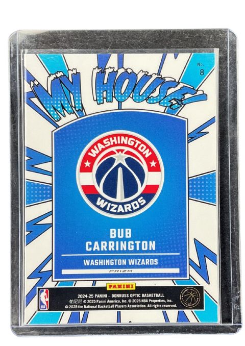2024 Panini Donruss Optic Bub Carrington My House #8
 Back