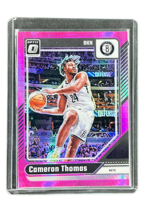 2024 Panini Donruss Optic Cameron Thomas Pink #80
 Front