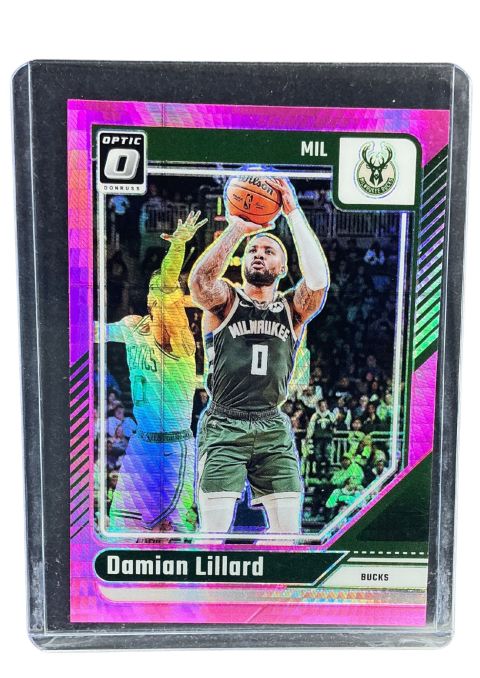 2024 Panini Donruss Optic Damian Lillard Pink #83
 Front