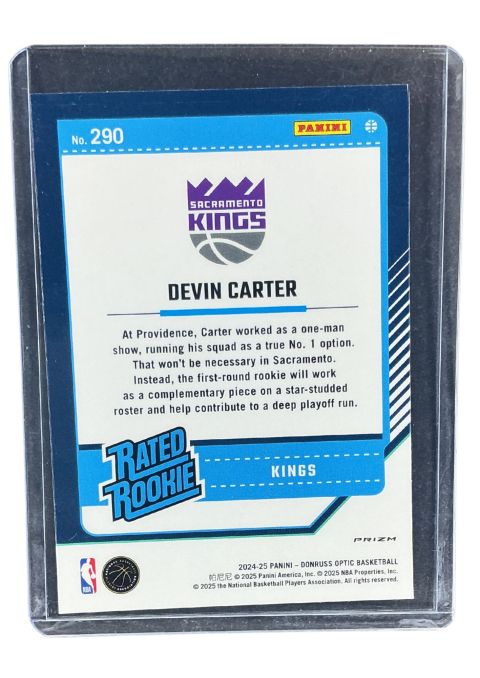 2024 Panini Donruss Optic Devin Carter Pink #290
Back