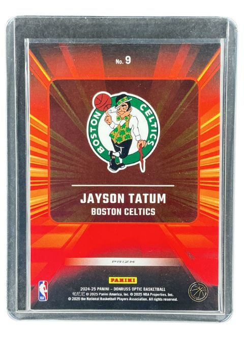 2024 Panini Donruss Optic Jason Tatum Express #9
 Back