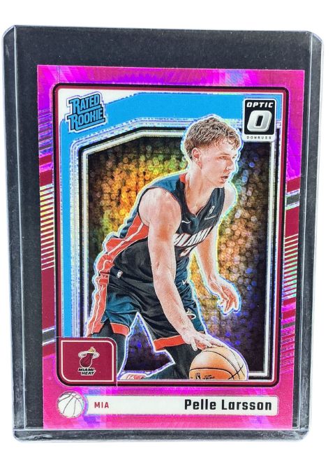 2024 Panini Donruss Optic Pelle Larsson Pink #293
 Front