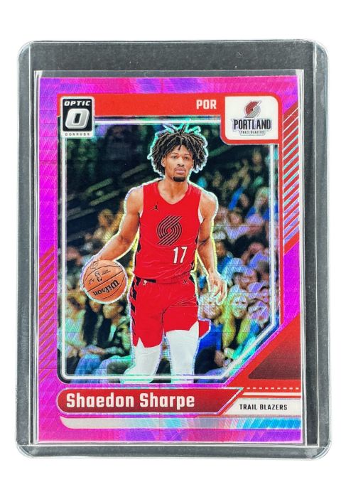 2024 Panini Donruss Optic Shaedon Sharpe Pink #175
 Front
