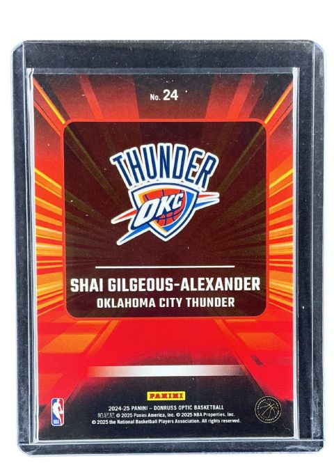2024 Panini Donruss Optic Shai Gilgeous-Alexander Express #24
 Back