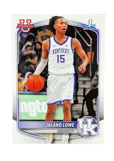 2025-26 Bowman Basketball Jaland Lowe #BPP-23 Front