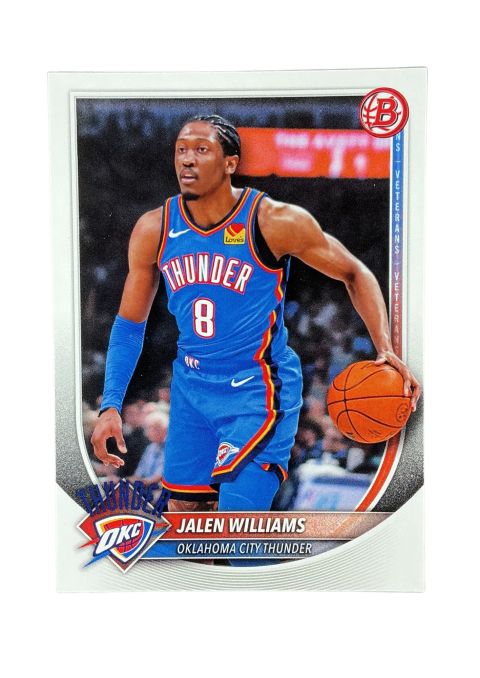 2025-26 Bowman Basketball Jalen Williams #107 Front