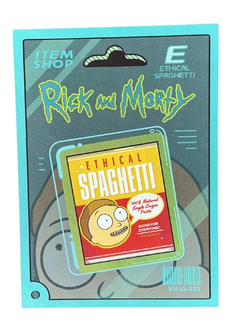 2025 Kayou Rick & Morty Infinite Universe Astron Edition Ethical Spaghetti #RM-IS-010 Front