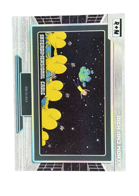 2025 Kayou Rick & Morty Infinite Universe Astron Edition Interdimensional Cable # RM-IU-014 Front