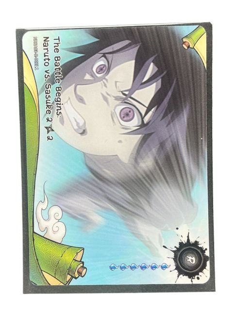 2025 Naruto Kayou English Series 3 The Battle Begins Naruto VS Sasuke Part 2 #NRSA03-R-002L1 Front