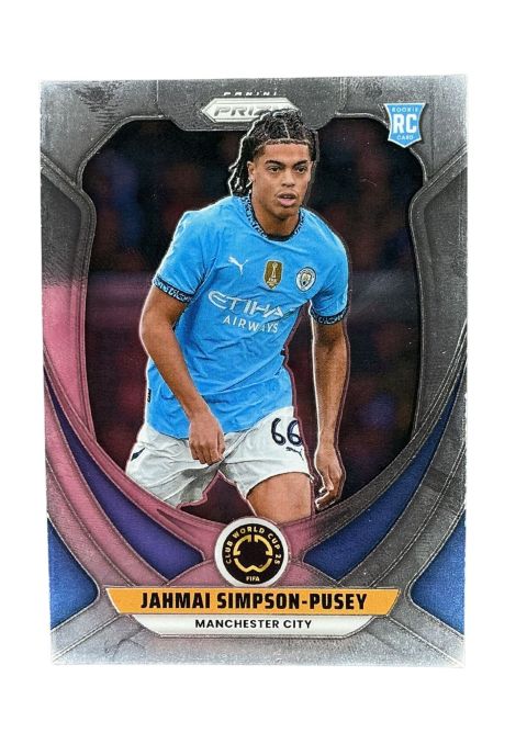 2025 Panini Prizm FIFA Club World Cup Jahmai Simpson Pusey RC #137 Front