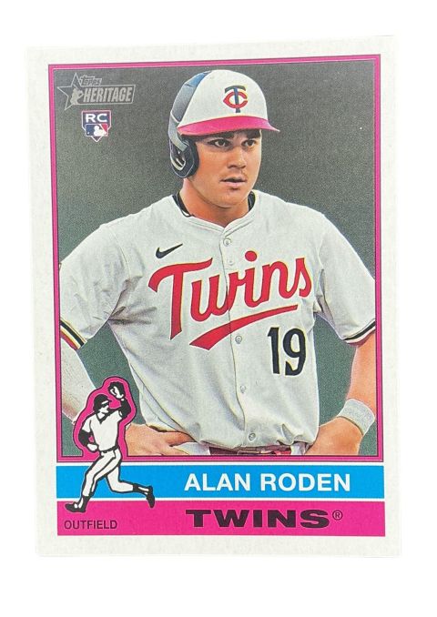 2025 Topps Heritage Alan Roden RC #544 Front