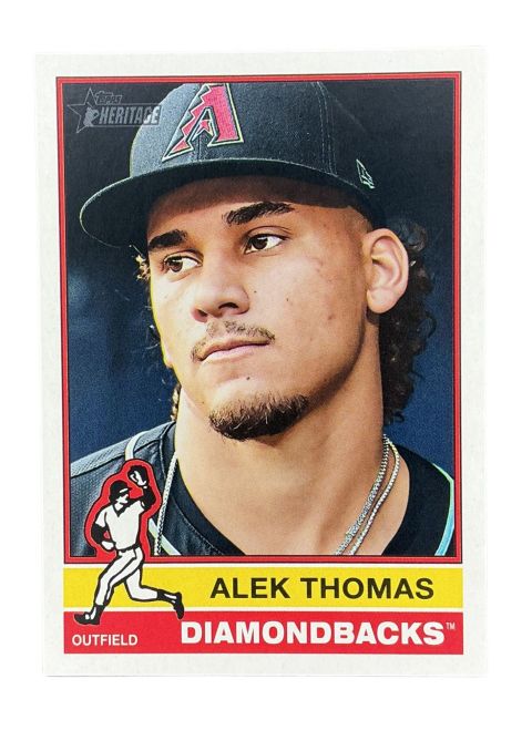 2025 Topps Heritage Alek Thomas #588 Front