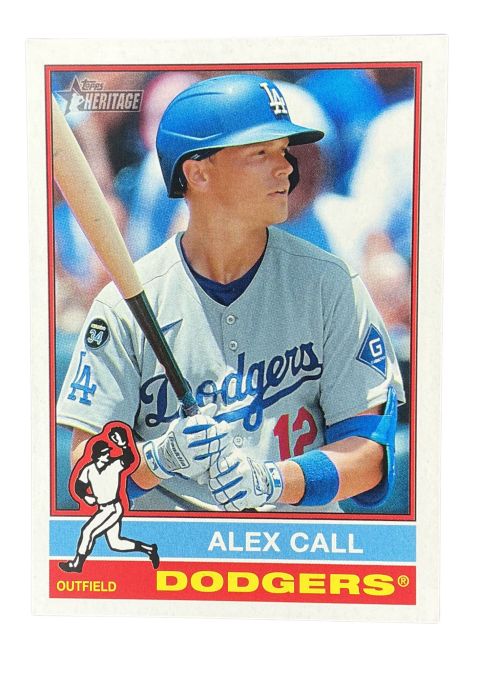 2025 Topps Heritage Alex Call #577 Front