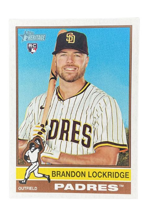 2025 Topps Heritage Brandon Lockridge RC #660 Front