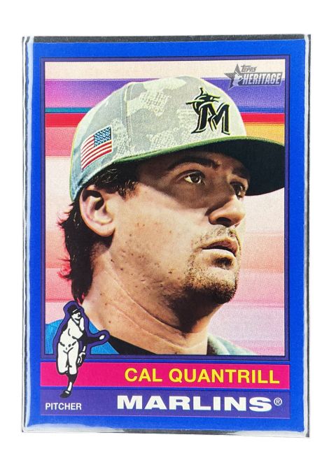 2025 Topps Heritage Cal Quantrill Blue Border #501 Front