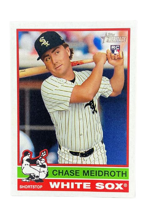 2025 Topps Heritage Chase Meidroth RC #671 Front