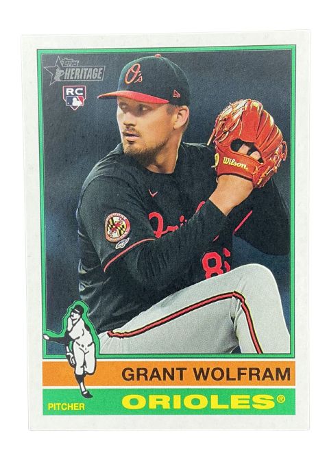 2025 Topps Heritage Grant Wolfram RC #550 Front