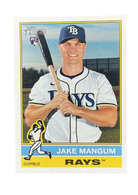 2025 Topps Heritage Jake Mangum RC #693 Front