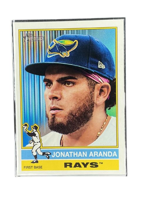 2025 Topps Heritage Jonathan Aranda #530 Front