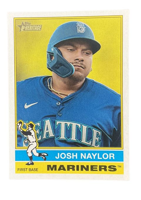 2025 Topps Heritage Josh Naylor #670 Front