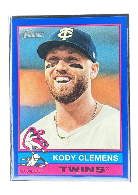 2025 Topps Heritage Kody Clemens Blue Border #658 Front