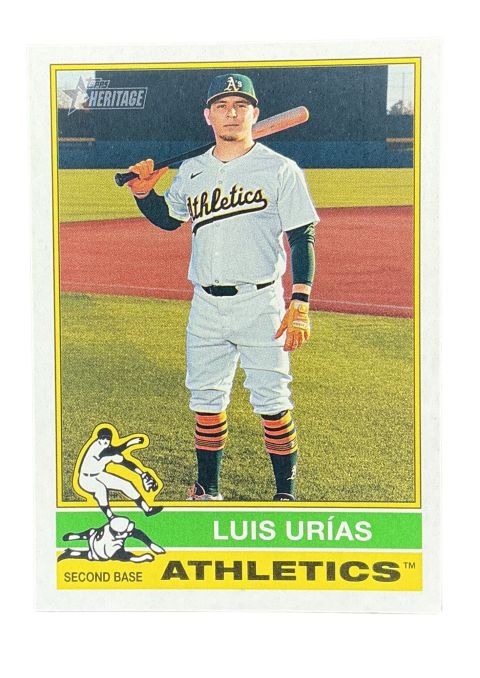 2025 Topps Heritage Luis Urias #505 Front2025 Topps Heritage Luis Urias #505
