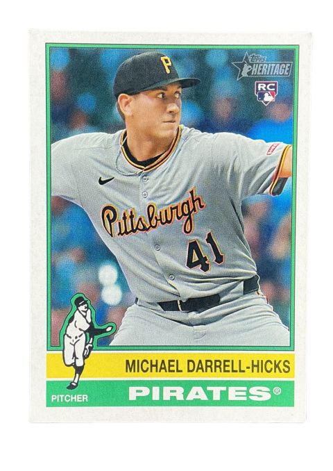 2025 Topps Heritage Michael Darrell Hicks RC #655 Front