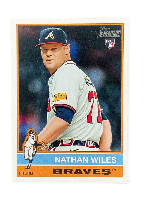 2025 Topps Heritage Nathan Wiles RC #642 Front