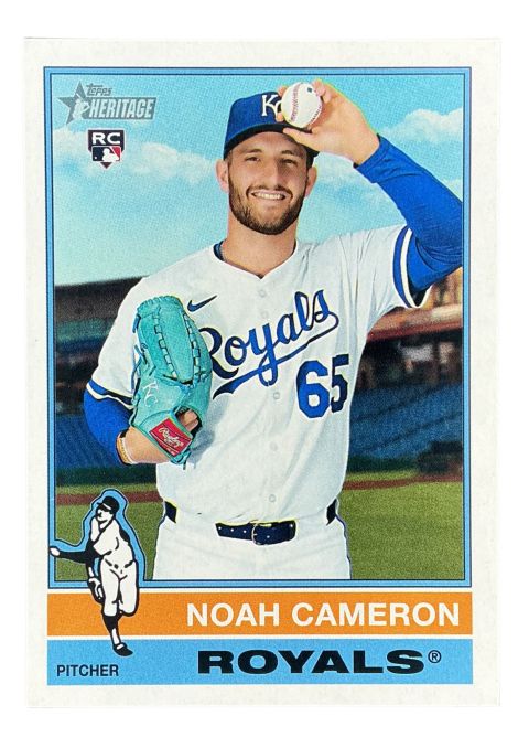 2025 Topps Heritage Noah Cameron RC #625 Front
