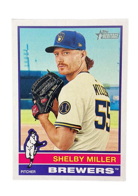 2025 Topps Heritage Shelby Miller #595 Front