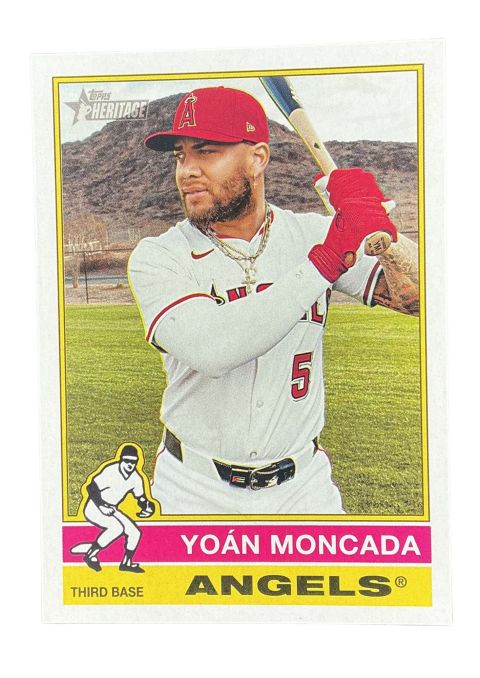2025 Topps Heritage Yoan Moncada #689 Front