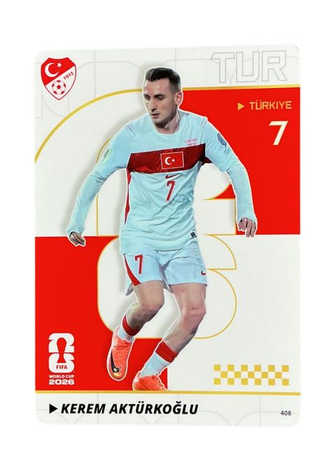 2026 Panini x Kayou FIFA World Cup Kerem Akturkoglu #408 Front