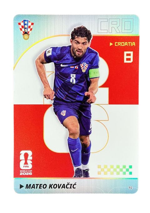 2026 Panini x Kayou FIFA World Cup Mateo Kavacic #92 Front