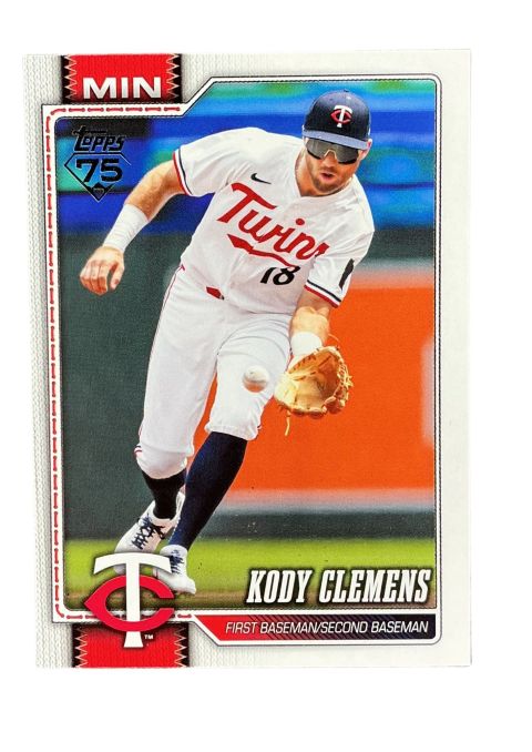 2026 Topps Series 1 75th Anniversary Kody Clemens #85 Front