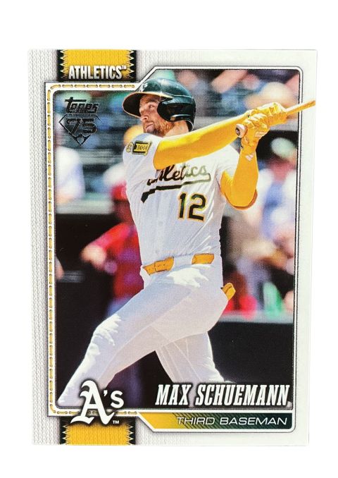 2026 Topps Series 1 75th Anniversary Max Schuemann #225 Front