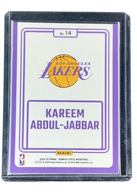 2024 Panini Donruss Optic Kareem Abdul-Jabbar Winner Stays #14
Back