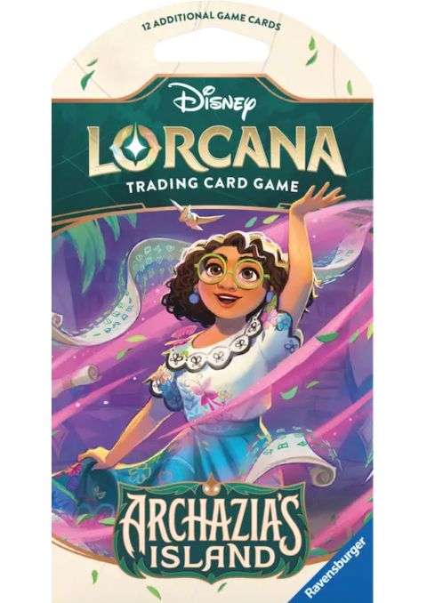 2026 Disney Lorcana Archazia's Island Sleeved Booster Pack
Front