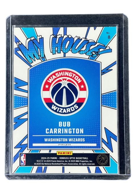 2024 Panini Donruss Optic Bub Carrington My House! #8
Back