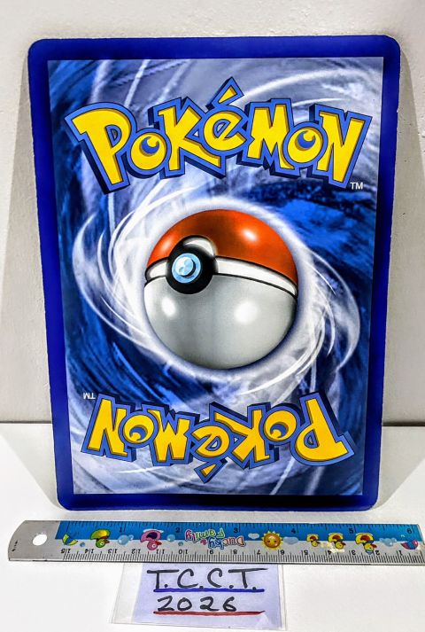 2019 Pokemon Zacian V #138/202 Jumbo Promo Card Back