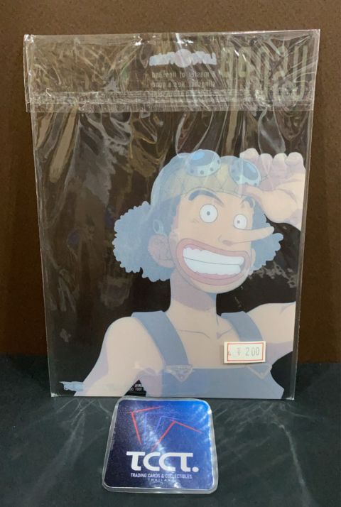 2001 Vintage Usopp Clear B6 Plastic Underlay Pencil Board