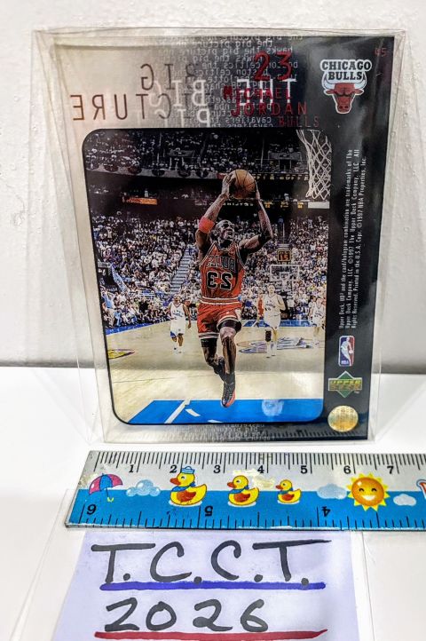 1997 Upper Deck U3 Michael Jordan The Big Picture #45 Back