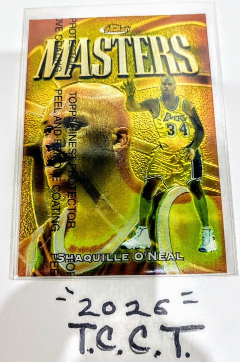 Topps Finest Basketball Shaquille O'Neal #217 Back
