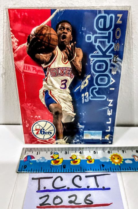 1997 Skybox Allen Iverson Rookie #100 Front