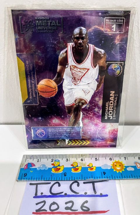 2021 Skybox Michael Jordan Meta Universe Champions #1 Front